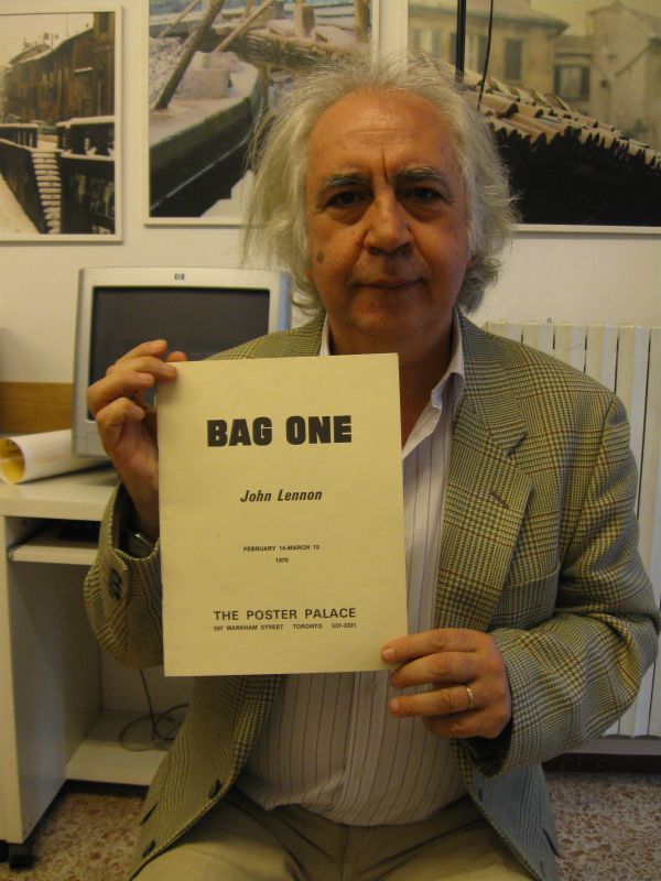 John Lennon, catalogo 'Bag One' per collezionista.