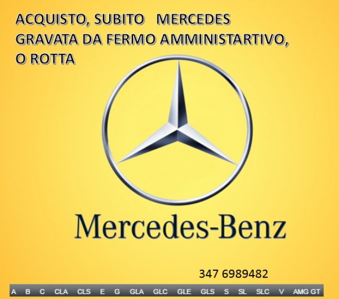 Mercedes auto usate acquisto