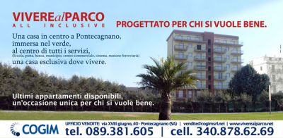 VIVERE AL PARCO ..nuovissimi appartamenti in Pontecagnano (SA) zona centro