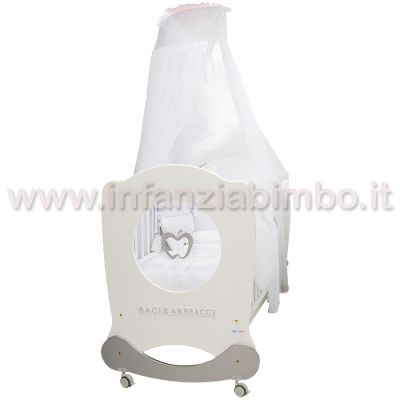 Lettino Baci & Abbracci Baby con Strass