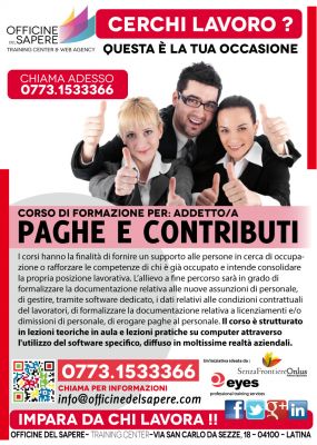 Corso Buste Paga e Contributi