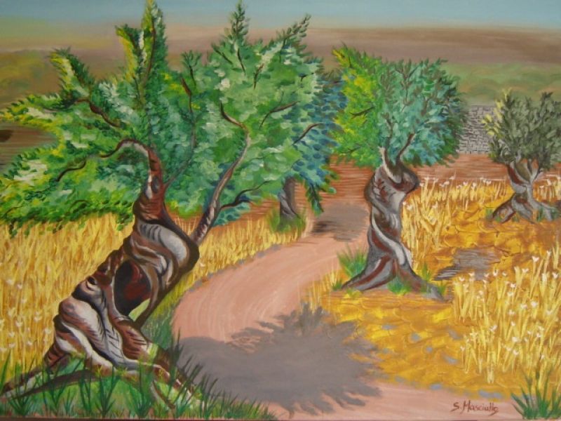 Olio su tela