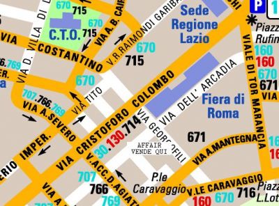 EX FIERA DI ROMA AD. CARAVAGGIO SUPER ATTICO 