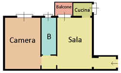 PIOLTELLO VENDESI BILOCALE