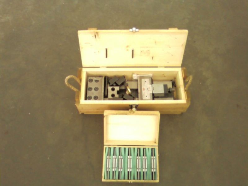 Morsa per fresatrice con set parallele