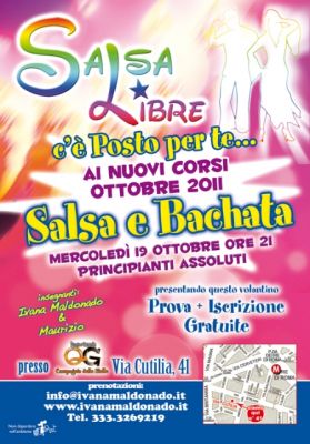 CORSI DI SALSA E BACHATA OTTOBRE 2011 PROVA GRATIS